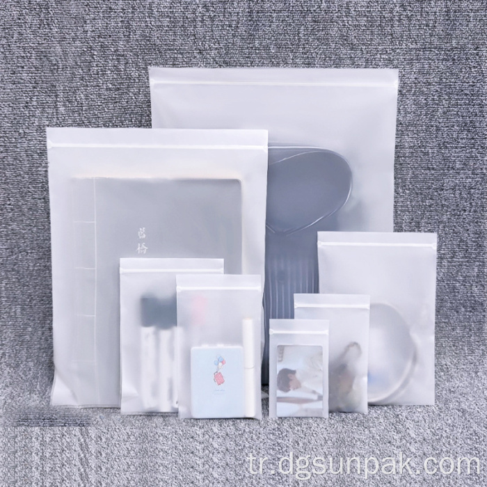 plastik zip frost giysiler torbalanmış paketlenmiş fermuarlı çanta